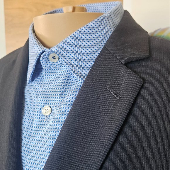 Joseph Abbound Mens Blazer Sport Coat 2 Button Causal Jacket Size 44R Wool Suit - Picture 4 of 13